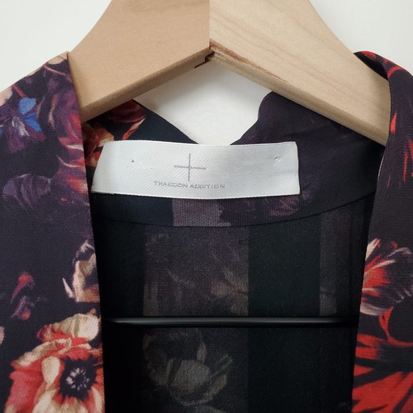 Thakoon Addition Silk Floral Long Sleeve Dress / 0 - Picture 4 of 10